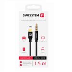 SWISSTEN  AUDIO USB-C TO 3.5MM JACK 1.5M BLACK