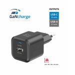 SWISSTEN CHARGER GaN USB-C 35W PD + USB-A 27W QC BLACK - Image 2