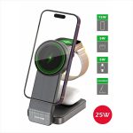 SWISSTEN FOLDABLE WIRELESS CHARGER 3 IN 1 AL1 MagSafe compatible - Image 2