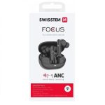 SWISSTEN FOCUS TWS EARBUDS ANC BLACK BLUETOOTH