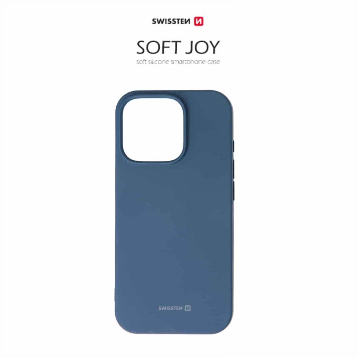 SWISSTEN SOFT JOY CASE FOR APPLE IPHONE 16 PRO MAX BLUE - Image 1