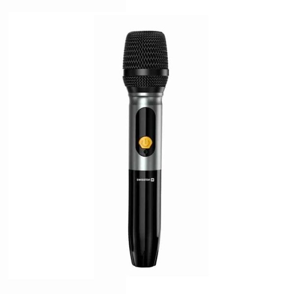 SWISSTEN KARAOKE WIRELESS  MICROPHONE FOR HARMONY 80 / 120W BLACK - BULK