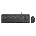 PHILIPS 2000 WIRED KEYBOARD + MOUSE COMBO BLACK ENGLISH US
