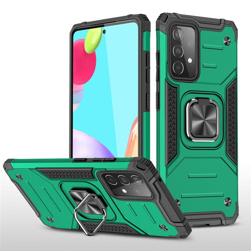 8719122622596.jpg IPHONE 15 PRO MAX GREEN ON GRIP ARMOR RING ANTI SHOCK CASE GREEN - Image 1