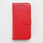 SAMSUNG S25 ULTRA LAVANN PROTECTION LEATHER CASE RED - Image 2