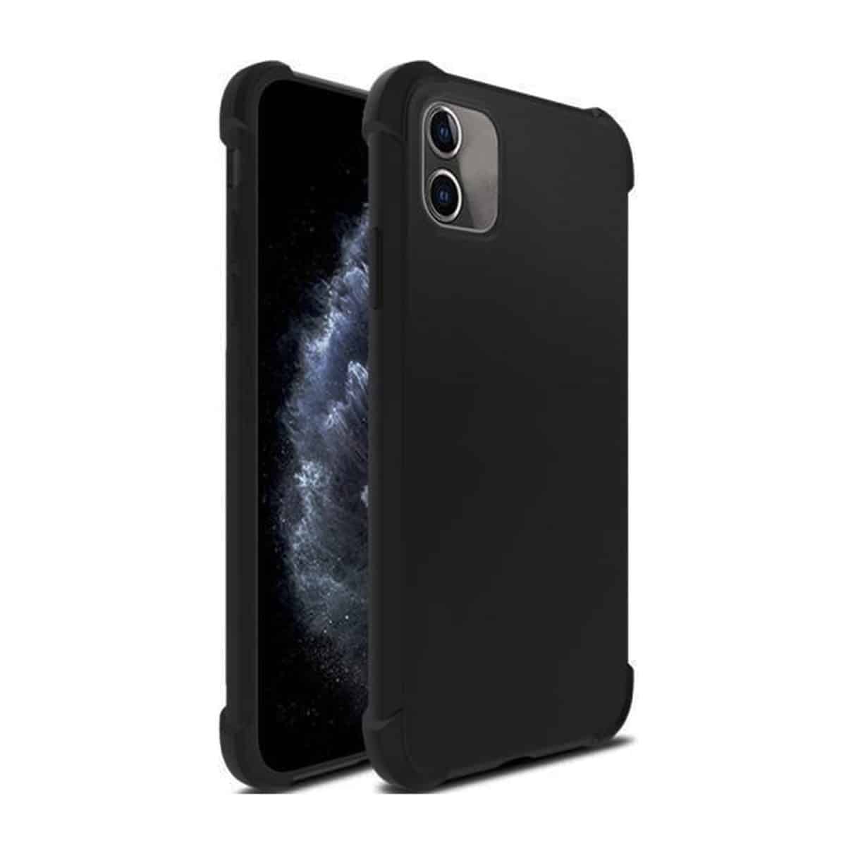 IPHONE 12 PRO MAX GREEN ON ANTI-BURST CASE BLACK - Image 3
