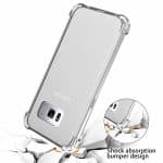 SAMSUNG A10S GREEN ON ANTI-BURST CLEAR CASE - Image 2