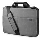 HP NOTEBOOK 17.3 CARRY CASE SLIM TOPLOAD DETACHABLE SHOULDER STRAP, ROBUST CARRYING HANDLES GREY