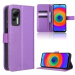 ULEFONE NOTE 14 DIAMOND TEXTURE BOOK CASE PURPLE