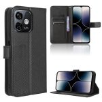 ULEFONE NOTE 16 PRO DIAMOND TEXTURE BOOK CASE BLACK