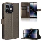 ULEFONE NOTE 16 PRO DIAMOND TEXTURE BOOK CASE BROWN
