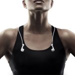 BLUETOOTH EARPHONE ANTI-LOST SILICON STRAP BLACK - Image 2