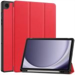 SAMSUNG TAB A9+ X210 X216 11 LUXURY FOLDING HOLDER CASE RED
