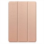 SAMSUNG TAB A9+ X210 X216 11 LUXURY FOLDING HOLDER CASE ROSE GOLD - Image 2