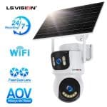 LS VISION AOV LS-CS100 2K WI-FI Two-lens PTZ Solar Outdoor Camera WHITE 202506152036