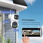 LS VISION AOV LS-CS100 2K WI-FI Two-lens PTZ Solar Outdoor Camera WHITE 202506152036 - Image 4