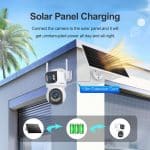 LS VISION AOV LS-CS100 2K WI-FI Two-lens PTZ Solar Outdoor Camera WHITE 202506152036 - Image 5