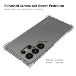 SAMSUNG S24 ULTRA ENKAY CLEAR TPU SHOCKPROOF ANTI-SLIP CASE - Image 3