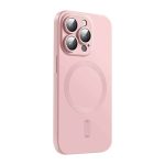 IPHONE 15 PRO MAX ENKAY MAGSAFE MATTE TPU CASE WITH LENS PROTECTION PINK