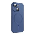 IPHONE 15 PLUS ENKAY MAGSAFE MATTE TPU CASE WITH LENS PROTECTION BLUE