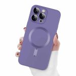 ENKAY IPHONE 16 PRO MAGSAFE MATTE TPU CASE WITH CAMERA LENS PROTECTION PURPLE - Image 2