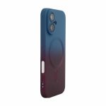 ENKAY IPHONE 16 PLUS MAGSAFE RAINBOW SILICON CASE WITH CAMERA PROTECTION DARK BLUE