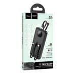 HOCO J132 SABIO 10000mAh 22.5W  + PD20W FULLY COMPATIBLE POWERBANK WITH 3 CABLES