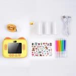 HOCO DV204 DUAL KITS INSTANT PRINT CAMERA YELLOW - Image 4