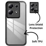 SAMSUNG A05S GREEN ON SILICON TPU CASE /CAMERA PROTECTION BLACK