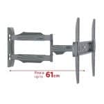 GBC TV WALL MOUNT 2 ARM 61CM  25-55 Inch FULL MOTION JL41802/EXTRA - Image 2