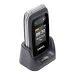 UNIWA V202T FLIP 4G BIG BUTTON PHONE BLACK - Image 3
