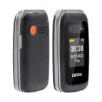 UNIWA V202T FLIP 4G BIG BUTTON PHONE BLACK - Image 4