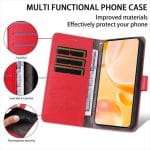 SAMSUNG S23 ULTRA LUXURY BOOK CASE RED - Image 2