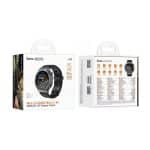 HOCO Y37 AMOLED GPS SMART WATCH SPORT CALL VERSION BLACK - Image 5