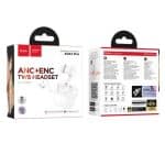 HOCO EQ34 PLUS RIMA TRUE WIRELESS ANC BLUETOOTH HEADSET WHITE - Image 3