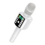 HOCO L24 SHINE KARAOKE MICROPHONE  BUILD IN SPEACKER  WHITE