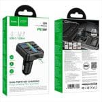 HOCO E89 LIBRE 45W FM TRANSMITTER USB-A + USB-C + USB FLASH DRIVE - Image 4