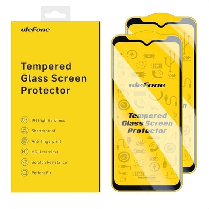 6975326660020.jpg ULEFONE ARMOR X31 / X16 PRO TEMPERED GLASS BLISTER 2 PCS - Image 1
