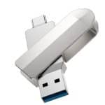 HOCO 128GB UD10 WISE USB + USB-C FLASH DRIVE - Image 2