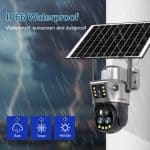 LS VISION V380 LS-CS3U-4G-10X 2K 4G Three-lens PTZ Solar Outdoor Camera BLACK 20250507001 - Image 4