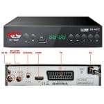 ATC ATC-205 Full HD DVB-T2 Set Top Box Receiver H.265/HEVC - Image 2