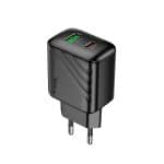 HOCO CS25A RICO 20W 2PIN EU CHARGER 2 PORT USB-C + USB-A - Image 2