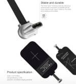 NILLKIN MAGIC TAG WIRELESS CHARGING RECEIVER BLACK - Image 2