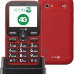 DORO LEVA E10 RED MOBILE PHONE
