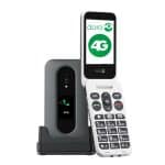 DORO LEVA E30 BLACK FLIP MOBILE PHONE