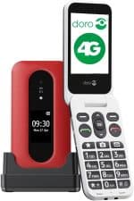 DORO LEVA E30 RED FLIP MOBILE PHONE