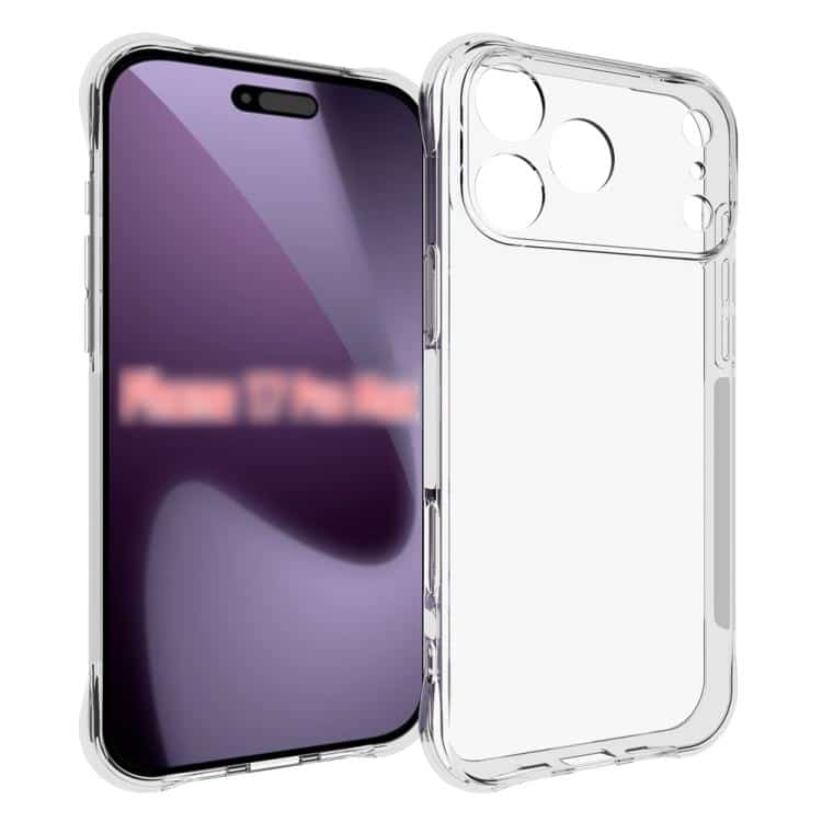 EDA004601914A.jpg IPHONE 17 PRO MAX / 18 PRO MAX GREEN ON SHOCKPROOF NON SLIP SILICON CASE TRANSPARENT - Image 1