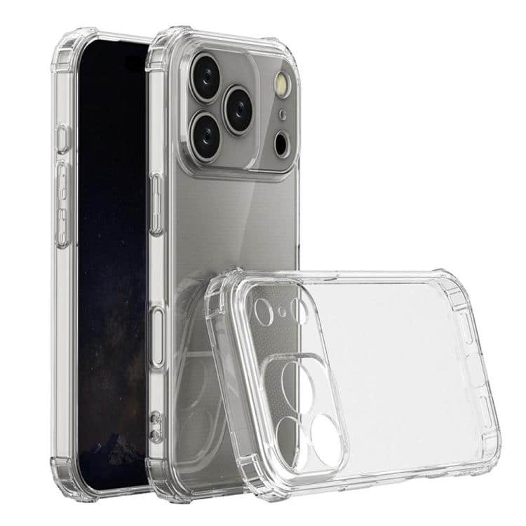 EDA004827114A.jpg IPHONE 17 PRO / 18 PRO GREEN ON SHOCKPROOF SILICON CASE TRANSPARENT - Image 1