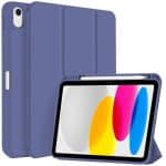 IPAD 10th 2022 / 11th 2025 A16 10.9 LUXURY SMART TABLET CASE WITH PEN SLOT BLUE - Image 2