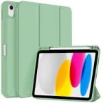 IPAD 10th 2022 / 11th 2025 A16 10.9 LUXURY SMART TABLET CASE WITH PEN SLOT GREEN - Image 2